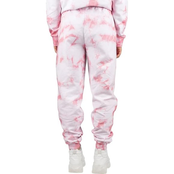 SILVER Women's Pink Fleece Lined Tie-Dye Joggers - NEW NWT - Picture 2 of 7